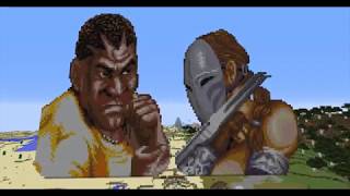 Minecraft Pixel Art of Street Fighter II Boss screenshot 5