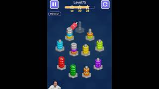 Nut Sort Puzzle Level 71 - 80 Walkthrough