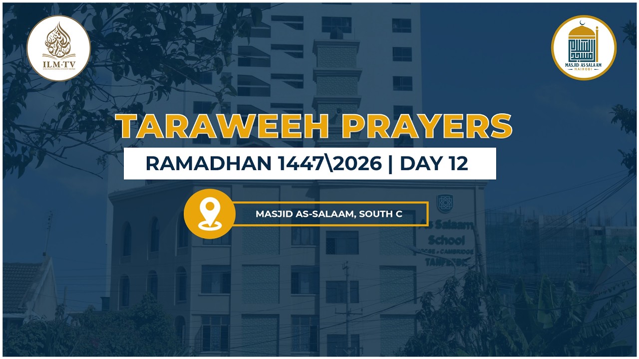 🔴 TARAWEEH PRAYERS || NIGHT 12 || MASJID AS-SALAAM SOUTH C
