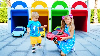 car garage adventure colors for kids