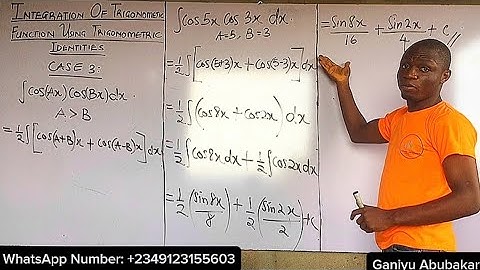 Integration Of Trigonometric Function Using Trigonometric Identities :(CASE 3) #excellentlinkacademy