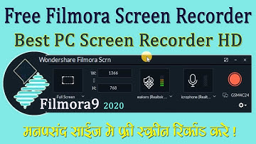 how to record pc screen in filmora9//filmora screen recorder tutorial//wondershare filmora scrn !