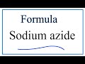 Sodium and Azide Concepts