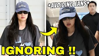 Famous Jennie has become a spotlight when she didn't care about reporters and fans at the airport Wealth