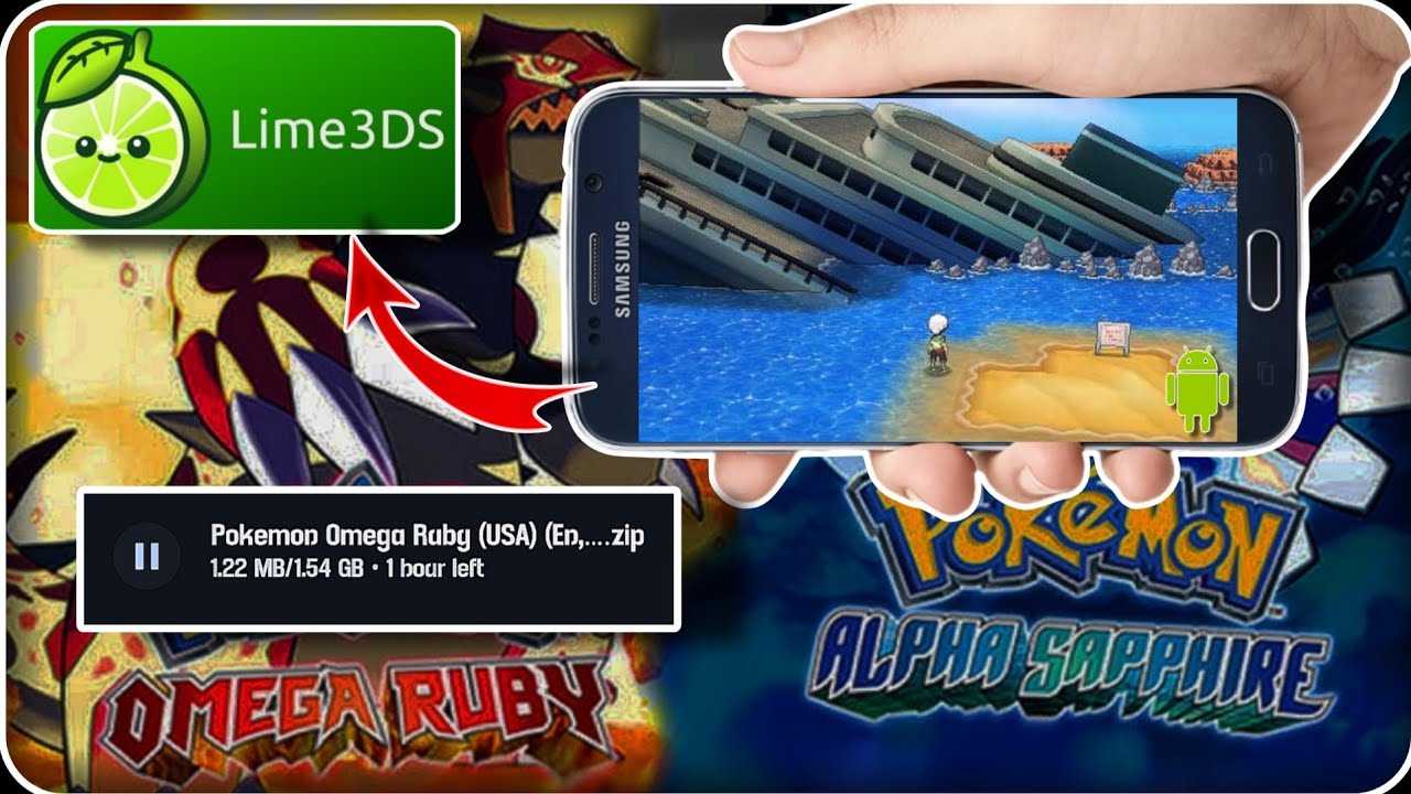 How to download Pokemon Omega ruby & alpha sapphire on Android ! #60fps ...