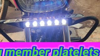 flipping number plate/ folding number plate splendor /fog light for bike || video 42