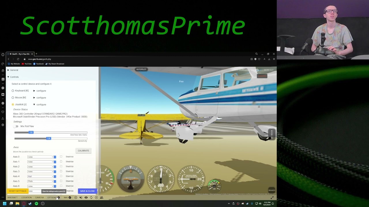 Using a 90s flight stick in 2024 - Futon Gaming with ScotthomasPrime:  Episode 6