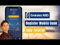 How to register for emirates nbd mobile banking 