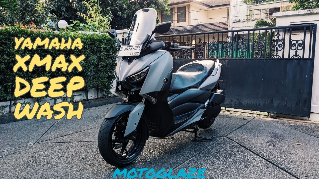 Yamaha Xmax 250 Gets Deep Detailing Wash & Wax - Matte Color Protection