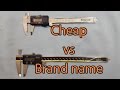 Digital calliper comparison - Mitutoyo Brand name VS Cheap Brand