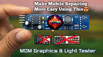 Ab IC ke bina graphics & Light ayega | direct bypass graphics & Light ic | New Device Made By MDM