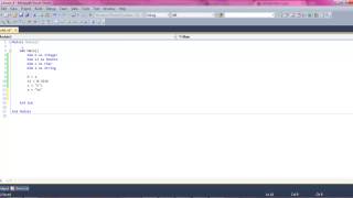Visual Basic Lesson 4: Working with more variables