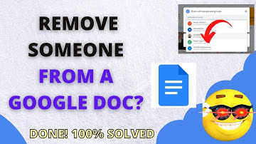 How to Remove Someone From a Google Doc?