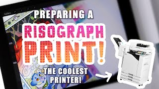WHY am I SO EXCITED about this PRINTER?? Riso Printing Prep PART 1 screenshot 3