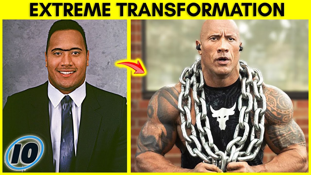 Top 10 Most Extreme Celebrity Transformations