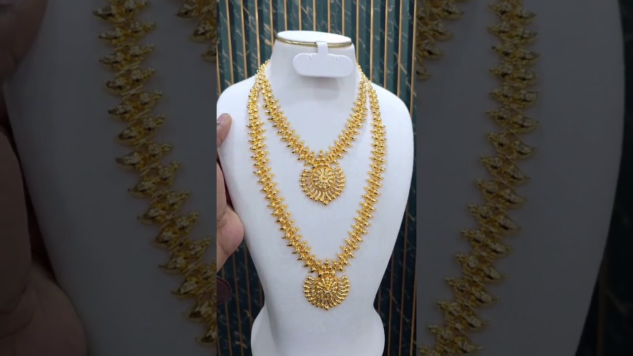 💛Elegant gold bridal necklace design / Latest south indian jewellery collection 2025
