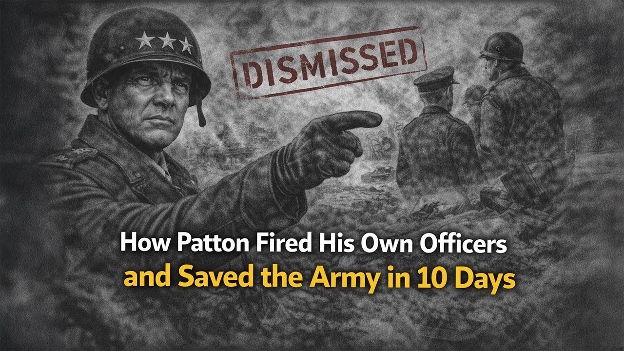 How Patton Fired His Own Officers and Saved the Army in 10 Days