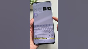 How to Set Keyboard Theme and Mode? #smartphone #tech