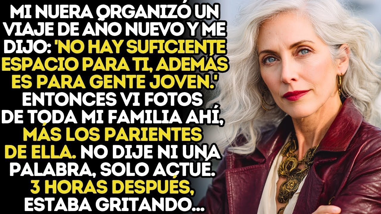 Mi Nuera Me Dijo Que No Habría “Suficiente Espacio” Para Mí En El Viaje Familiar  Así Que Hice Est
