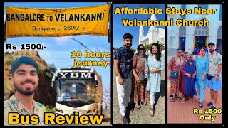 Bangalore to Velankanni YBM Travels Sleeper Bus Review| Best Affordable Stays near Velankanni Church screenshot 2