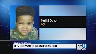 Boy, 8, dies after being found at bottom of pool