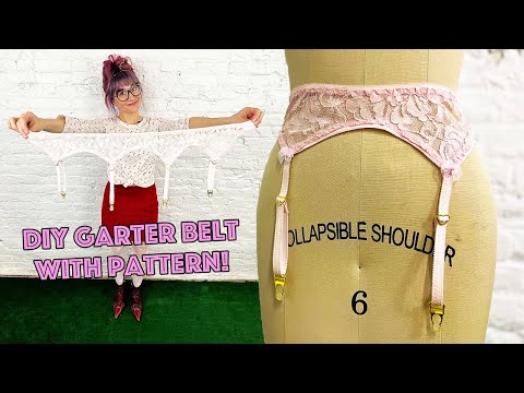 DIY Garter Belt Sewing Tutorial With PDF Pattern Super Easy!