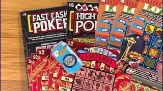 Every Set Won! Texas & Washington Loteria, plus Washington & Oregon Poker Lottery Scratch Off screenshot 1