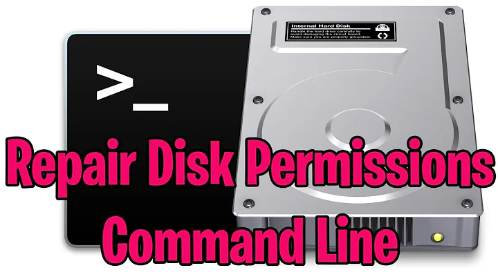 Repair Disk Permissions in Mac OS Sierra, High Sierra, Mojave, Catalina and above via Command Line