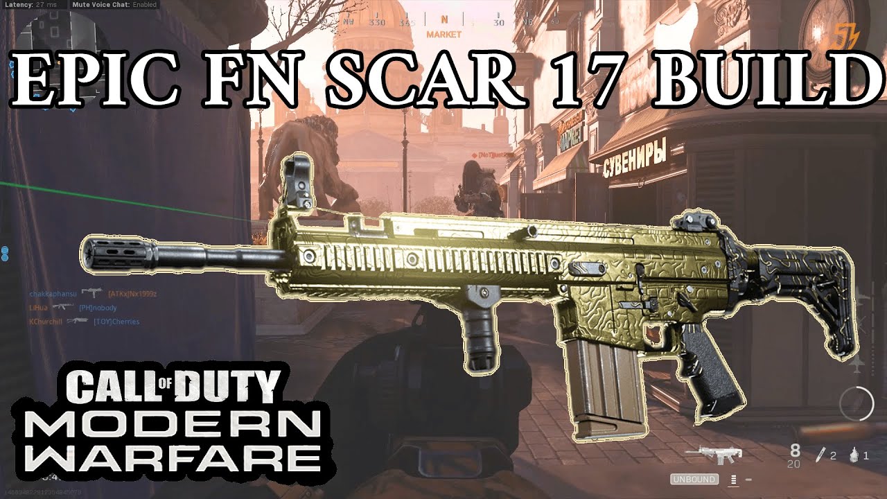 CALL OF DUTY MODERN WARFARE - EPIC FN SCAR 17 - BUILT