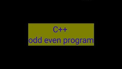 c++ odd even number program #shorts #ytshorts