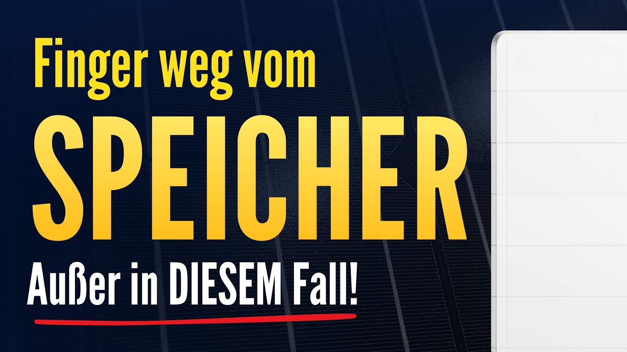 Photovoltaik Rechnung zeigt: Speicher oft rausgeschmissenes Geld – auf YouTube ansehen