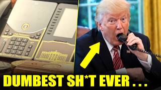 Trump's very special new desk phone has been RIPPED apart by the internet!