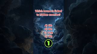 😱 Which house is linked to hidden enemies? #shorts #quiz #short