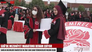 Süleyman Demirel Üniversitesi Mezuniyet Törenlerinin 2. Günü Cosku İle Kutlandı 2.Gün İi̇bf Sbf