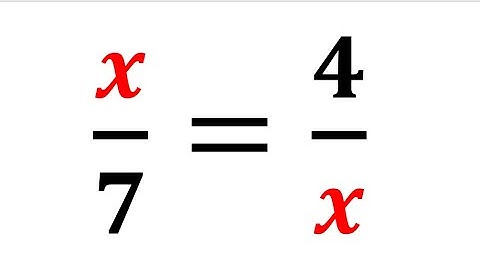 SAT MCQ | Can You Solve this Equation? | x/7 =4/x | How to Solve Equations | SAT math