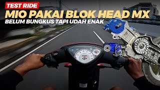 FIRST ON THE ASPATH‼️MIO 180 CC USES MX KING BLOCK & HEAD