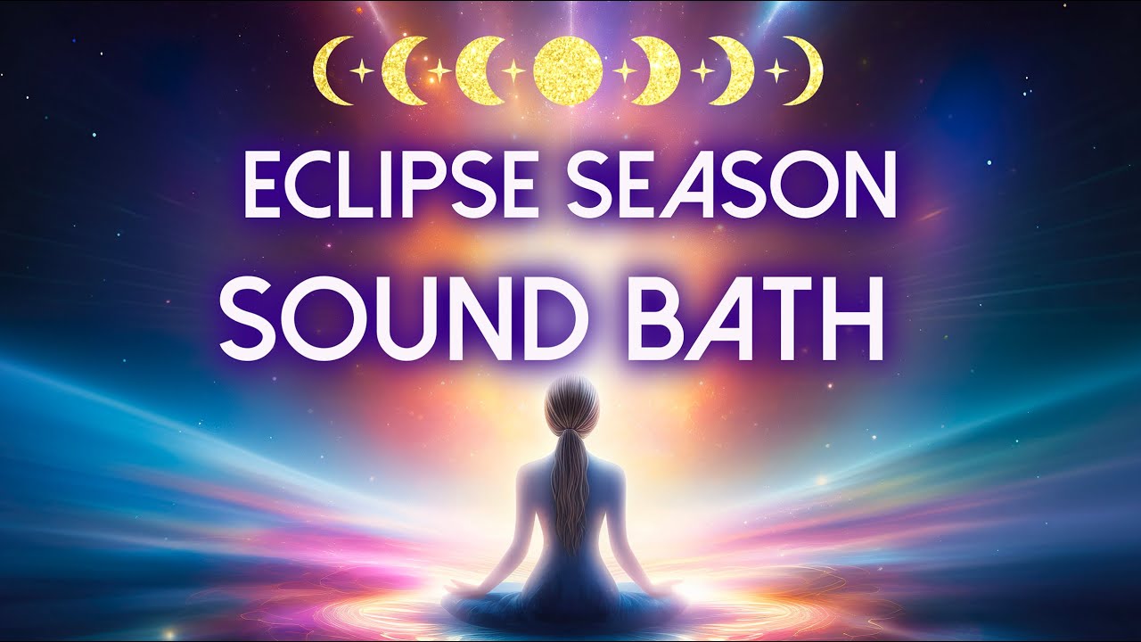 Eclipse Season Sound Bath 💜 Relieve Stress & Anxiety auf YouTube ansehen Eclipse Season Sound Bath 💜 Relieve Stress & Anxiety auf YouTube ansehen