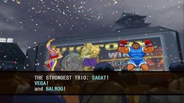 Capcom vs. SNK 2: Mark of the Millennium 2001 - Sagat/Vega/Balrog - Arcade Mode Playthrough