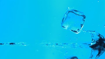 Free Slow Motion Footage: Ice Cube Tumble