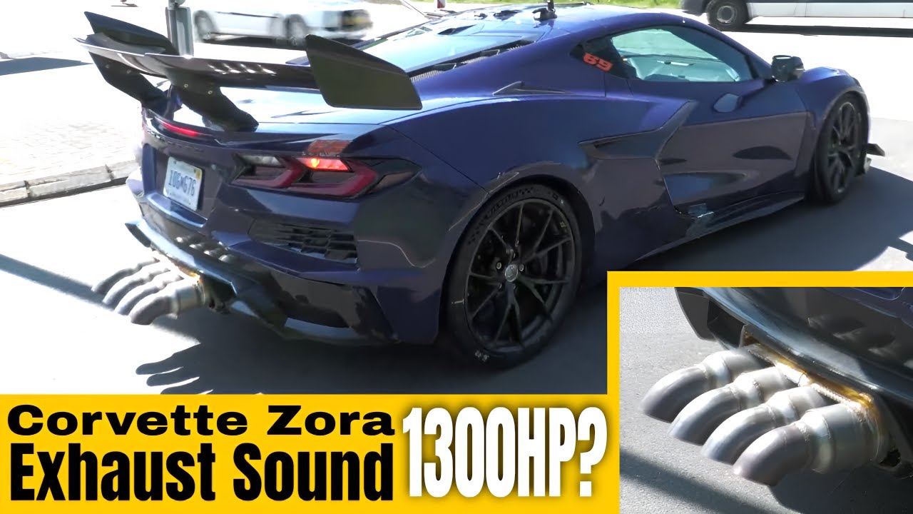 Corvette Zora Nürburgring Testing With Exhaust Sound - YouTube