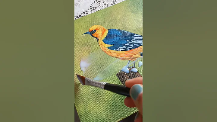 Varnishing my acrylic painting tutorial/how to varnish acrylic painting #varnish #acrylicpainting