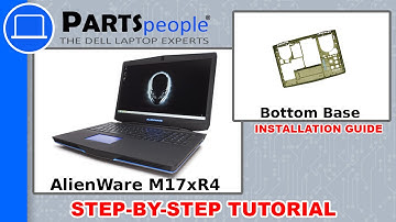 Dell AlienWare M17xR4 Bottom Base Replacement Video Tutorial