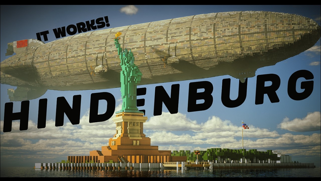 I Built a MASSIVE Zeppelin in Minecraft Create Mod! - YouTube