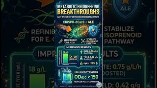 Ecoli Metabolic Engineering Breakthroughs, #CRISPR-dCas9, #mevalonate, #ecoli