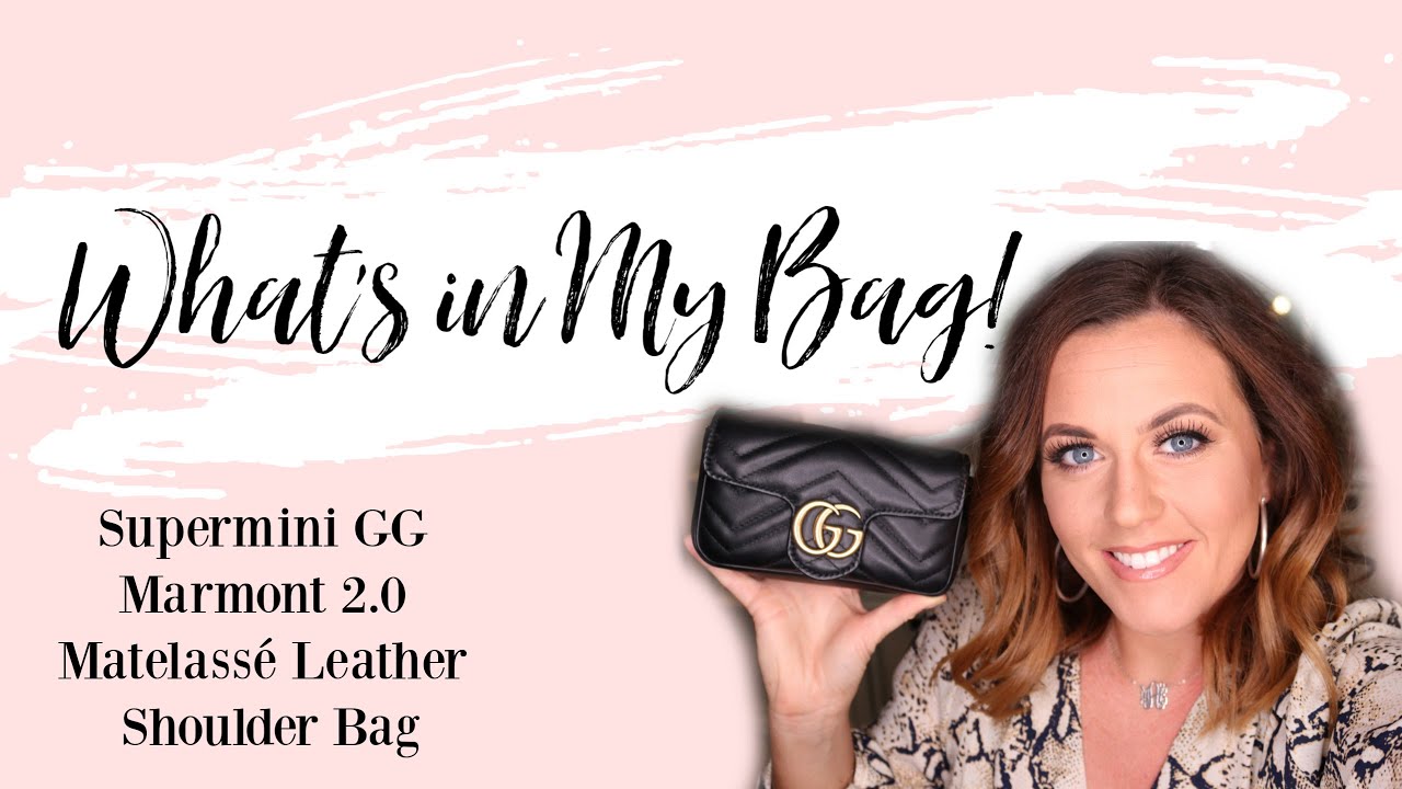WHAT'S IN MY BAG | GUCCI SUPERMINI GG MARMONT