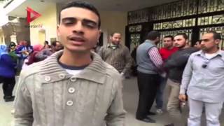 معلمو أجرة الجيزة يعتصمون أمام وزارة التربية والتعليم