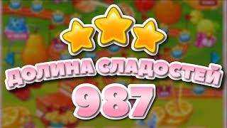 Долина Сладостей 987 уровень - Candy Valley Level 987