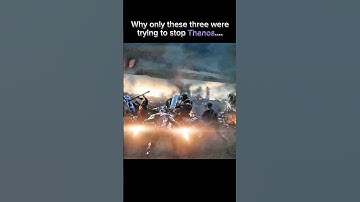 Why only these were trying to stop Thanos ⁉️ #marvel #shorts