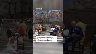 ⛪ Historic Moment! King Charles & Pope Francis Pray Together After 500 Years 🙏🤝