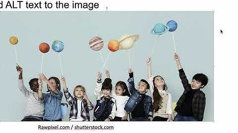 Adding Alternative Text to Images in Microsoft 2019 or 365